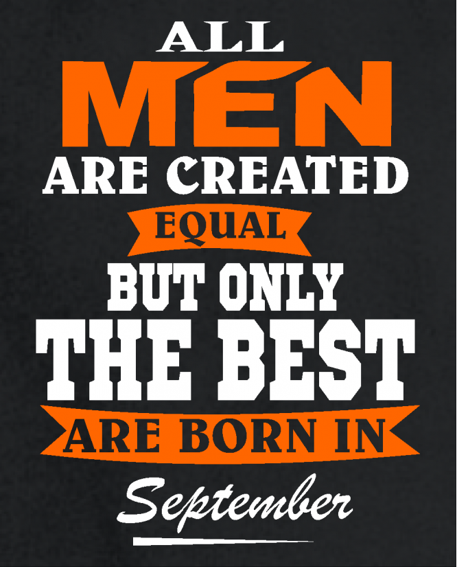 All men in September